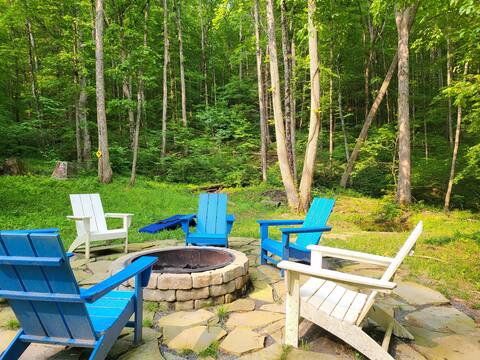 Firepit under the stars