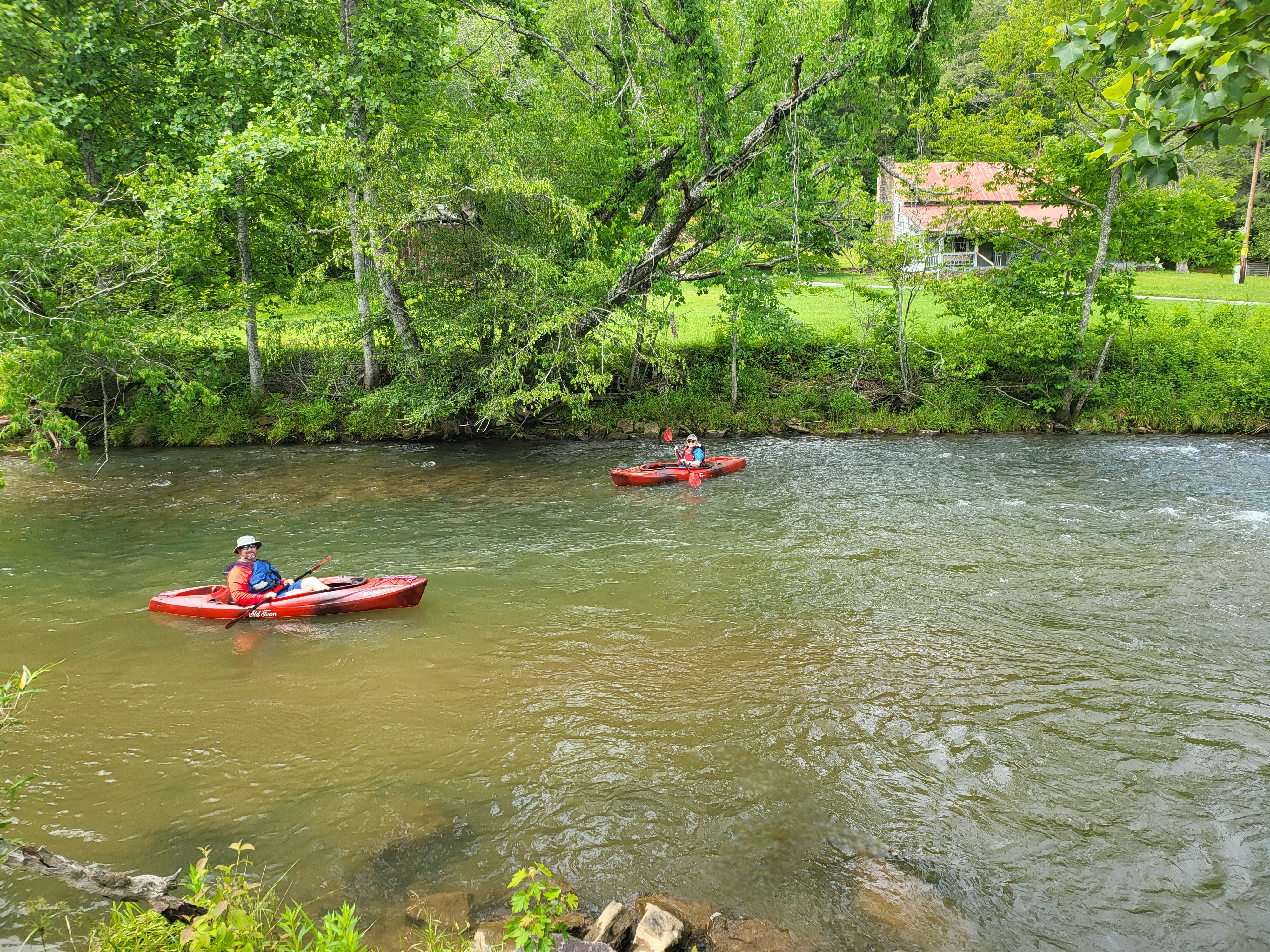 Toccoa River fishing
